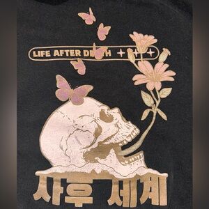 Large Cloak Brand Life After Death Markiplier Black Hoodie